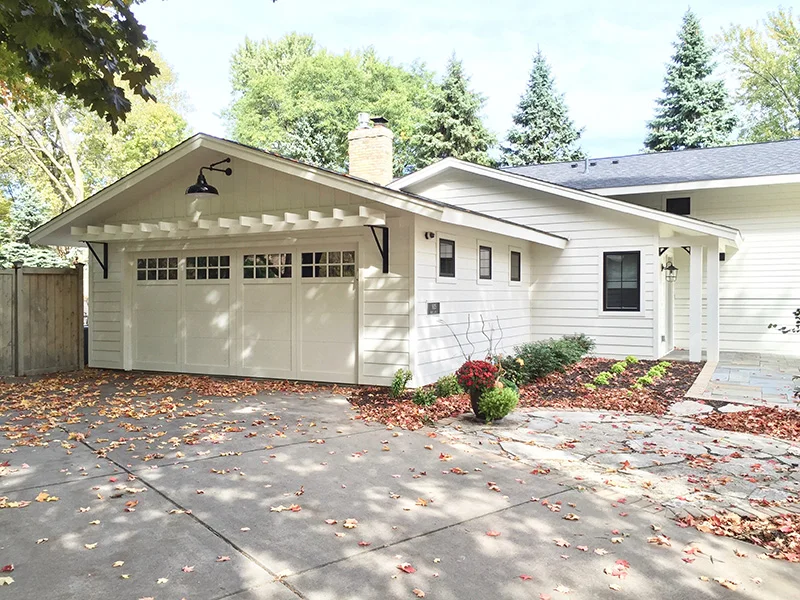 split level garage conversion addition