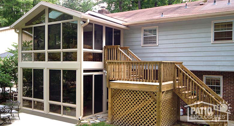 split level 3 season room addition